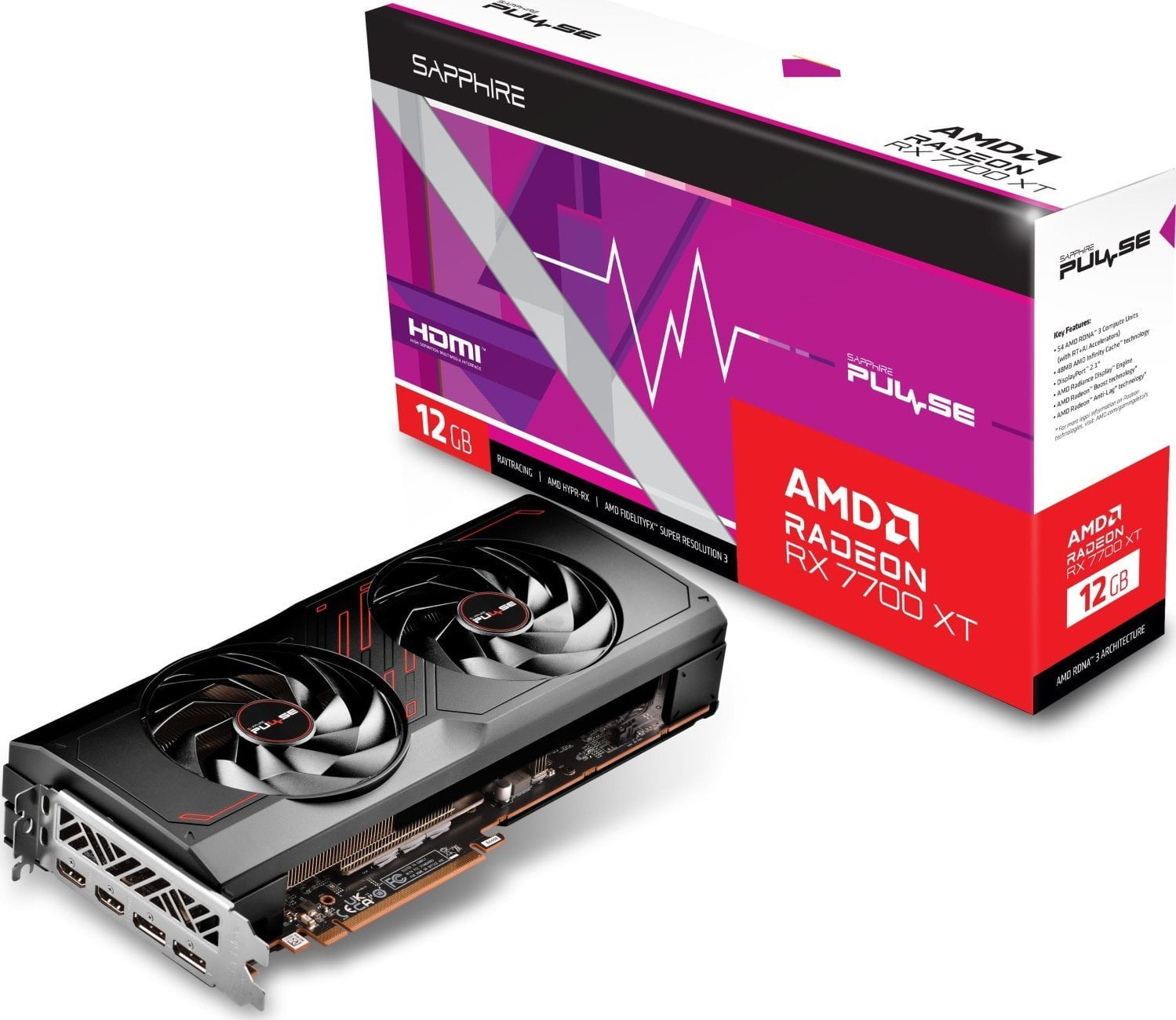 AMD Radeon RX 7700 XT - Recenzja, test recenzja test karta graficzna Sapphire Radeon RX 7700 XT PULSE