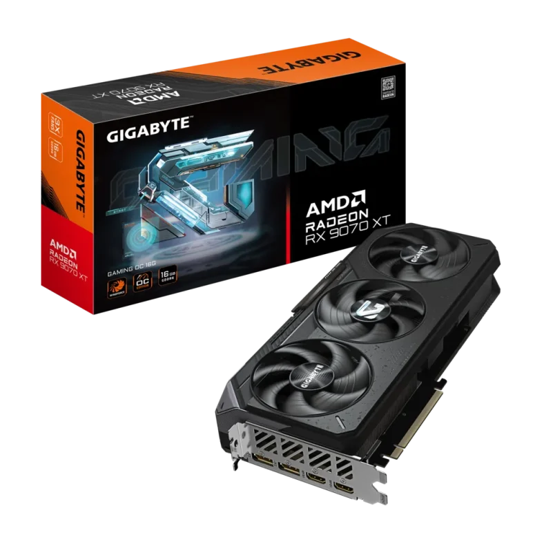 Gigabyte Radeon RX 9070 XT Gaming OC 16GB GDDR6 Radeon RX 9070 XT GAMING OC 16G
