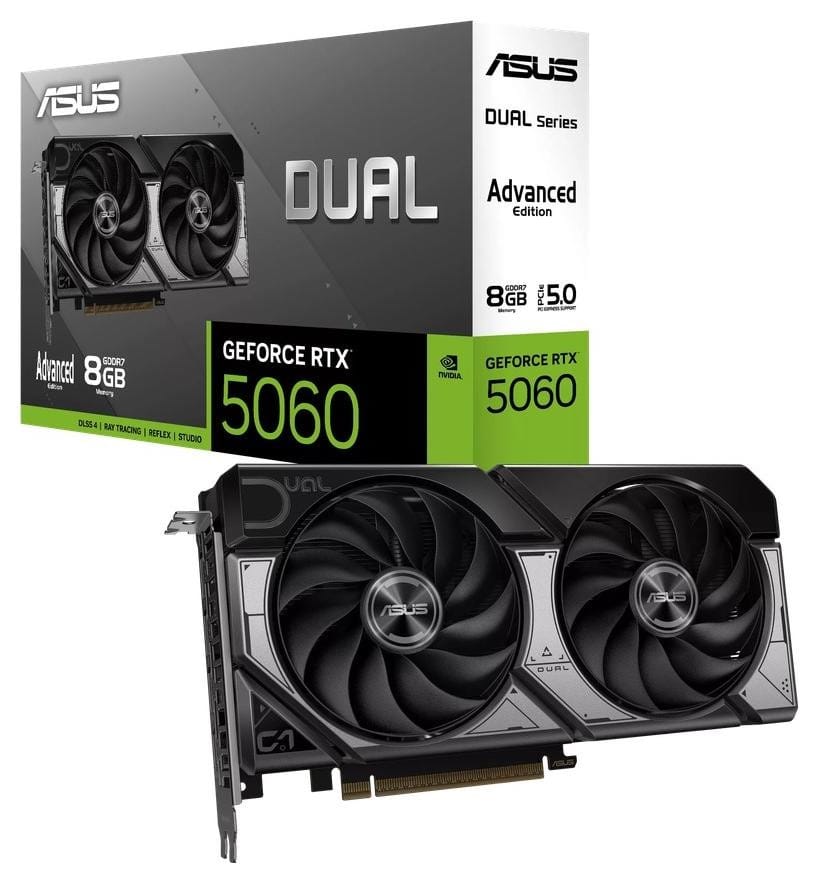 ASUS GeForce RTX 5060 DUAL OC Advanced 8GB DLSS 4