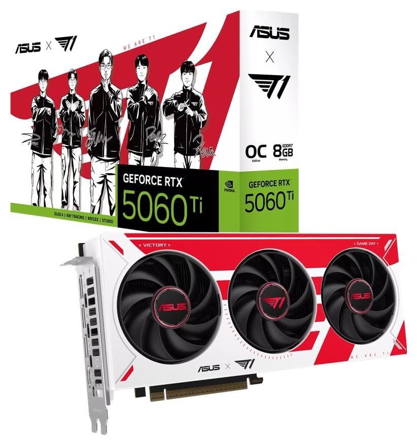 ASUS GeForce RTX 5060 Ti T1 OC 8GB DLSS 4