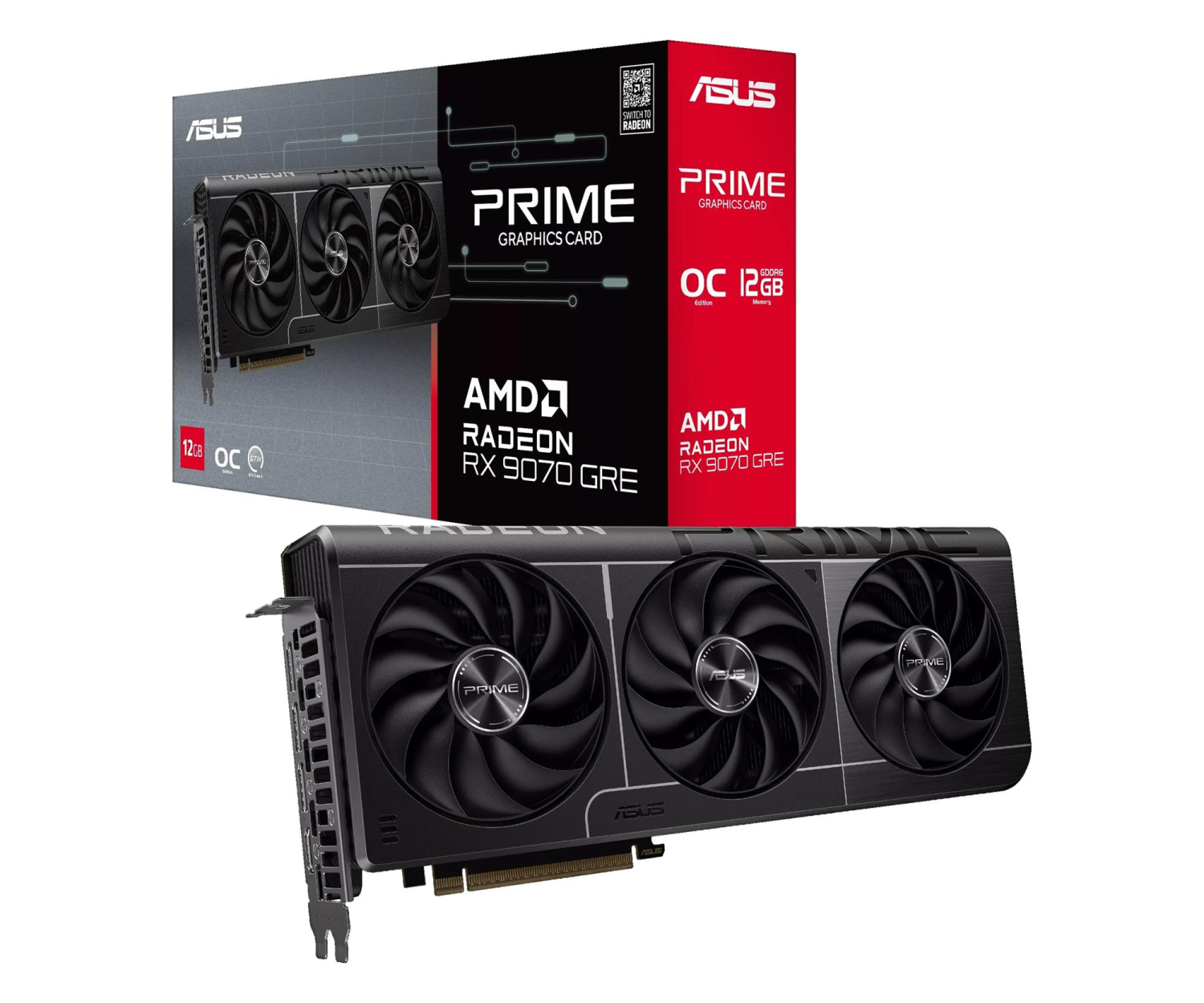 ASUS Radeon RX 9070 GRE PRIME 12GB OC - szybka bezpieczna dostawa lub możliwość darmowego odbioru w 22 miastach
