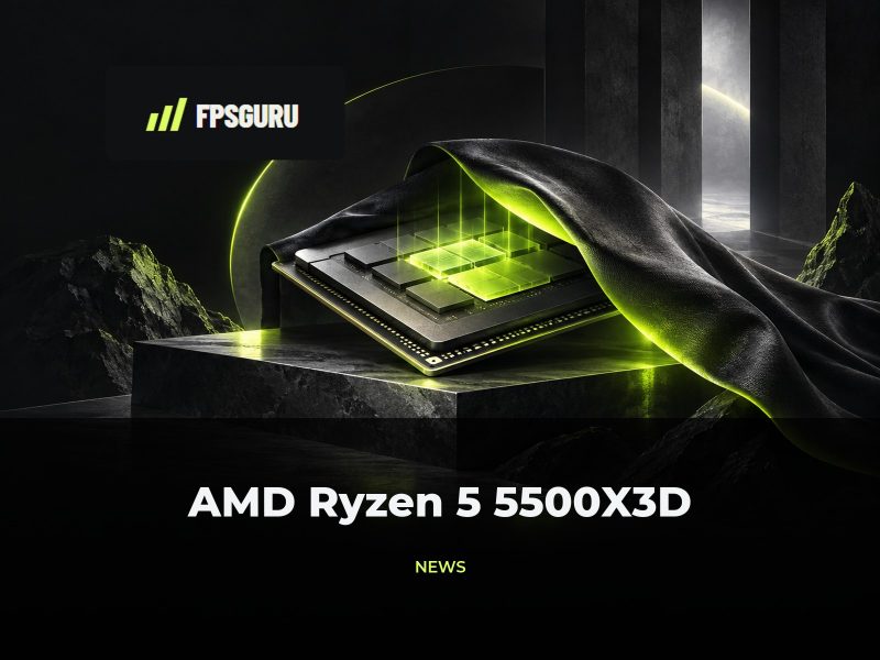AMD po cichu wprowadza procesor Ryzen 5 5500X3D