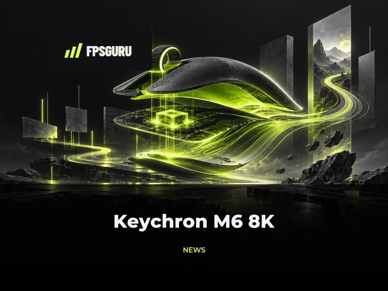 Keychron M6 8K Gaming Mouse - premiera z czymś więcej niż tylko większy polling rate Keychron M6 8K Gaming Mouse – premiera z czymś więcej niż tylko większy polling rate
