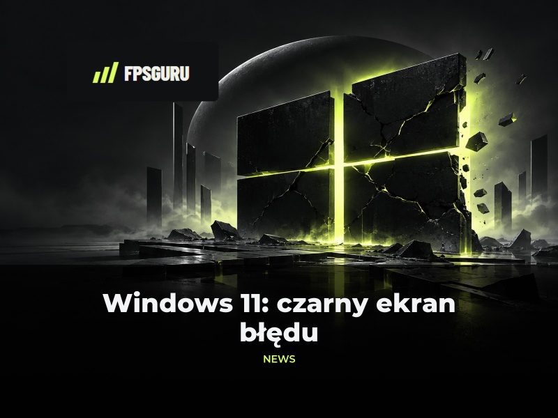 Windows 11 rezygnuje z niebieskiego na rzecz czarnego ekranu śmierci