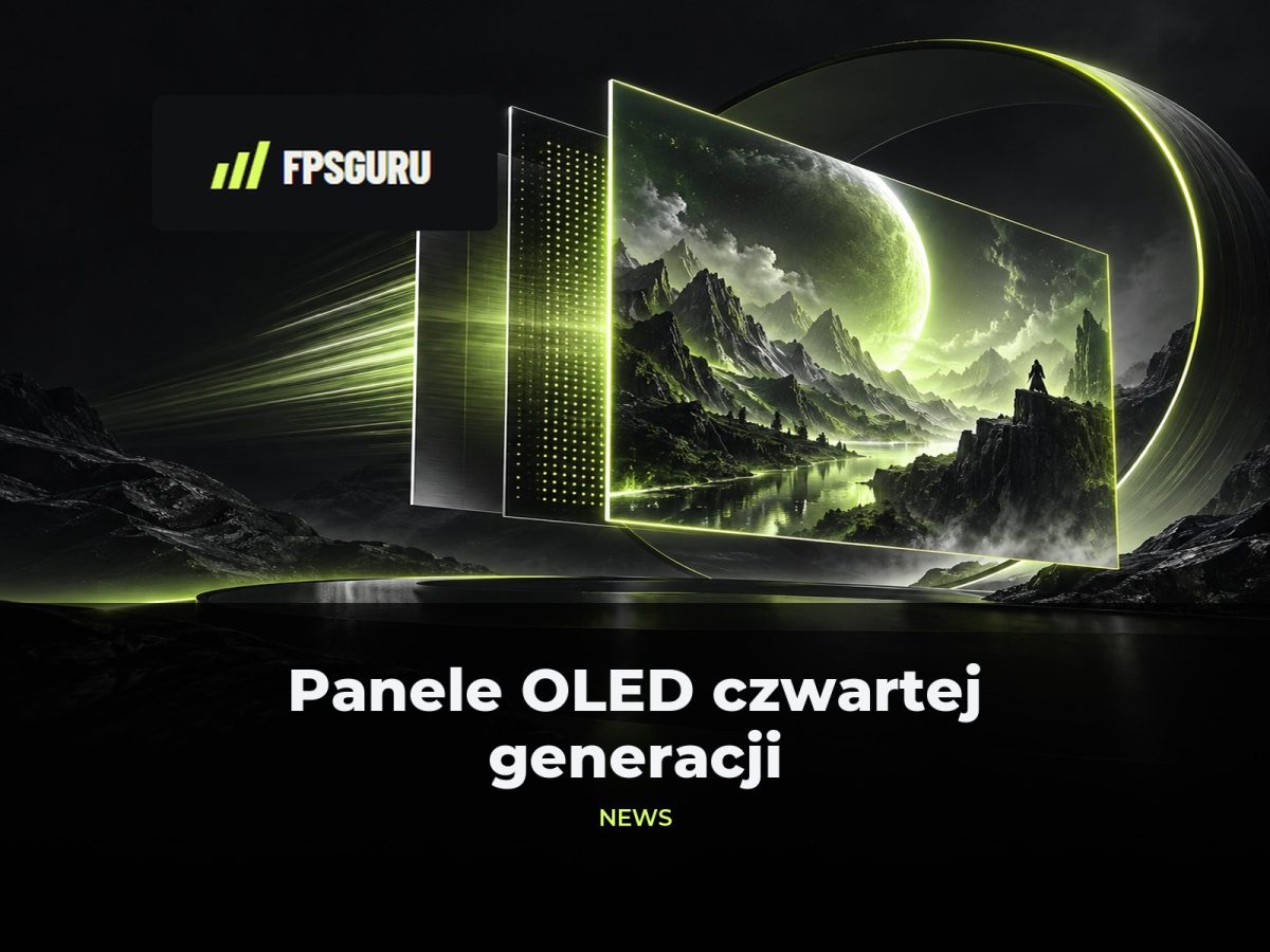 Ilustracja redakcyjna FPSGuru: LG Display rozpoczyna masową produkcję panelu OLED do gier z technologią OLED 4. generacji