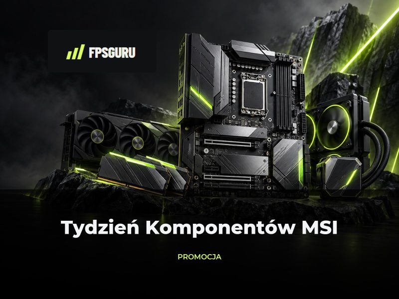 Tydzień komponentów MSI w x-kom: wybrane podzespoły taniej nawet o 300 zł