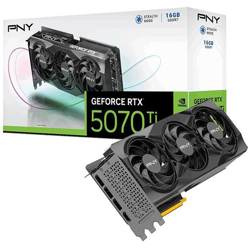PNY GeForce RTX 5070 Ti STD Triple Fan 16GB DLSS 4.5