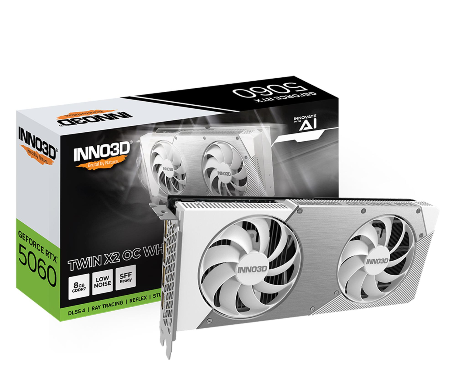 INNO3D GeForce RTX 5060 X2 OC White 8GB GDDR7 DLSS5 - szybka bezpieczna dostawa lub możliwość darmowego odbioru w 22 miastach