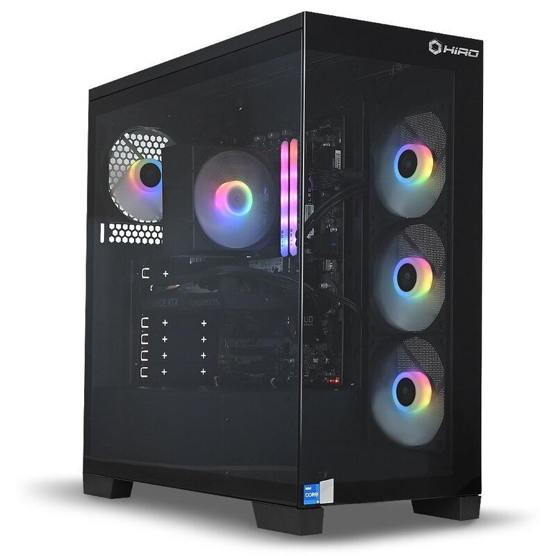 Komputer NTT HIRO AURORA ZKG-I5RTX5070-TE25 i5-14400F 32GB RAM 1TB SSD GeForce RTX 5070 DLSS 4.5 Wi-Fi Windows 11 Home