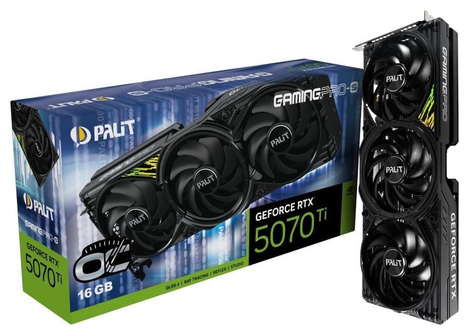 Palit GeForce RTX 5070 Ti GamingPro-S 16GB OC DLSS 4