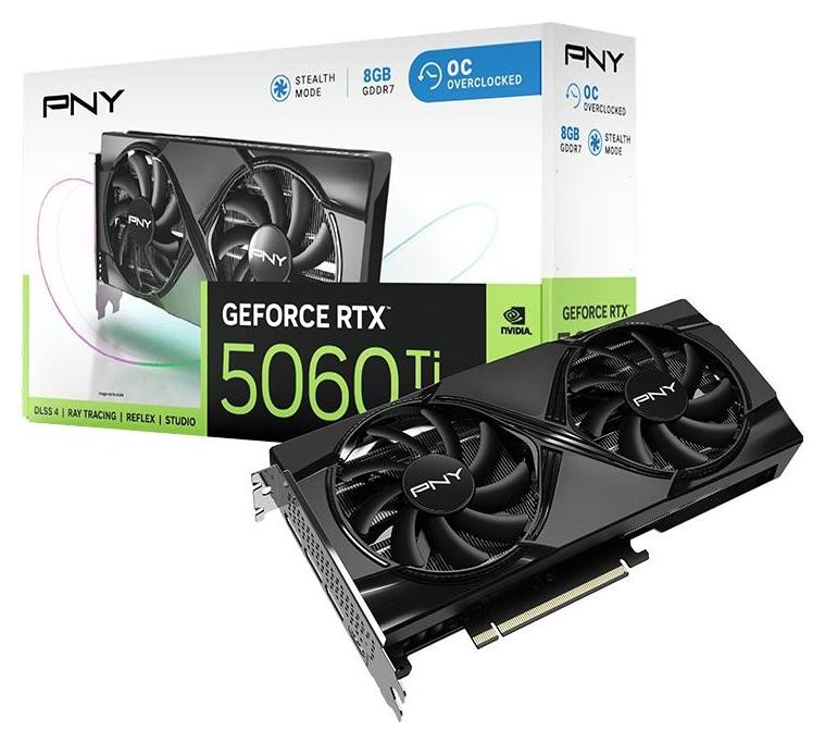 PNY GeForce RTX 5060 Ti Dual Fan 8GB OC DLSS 4