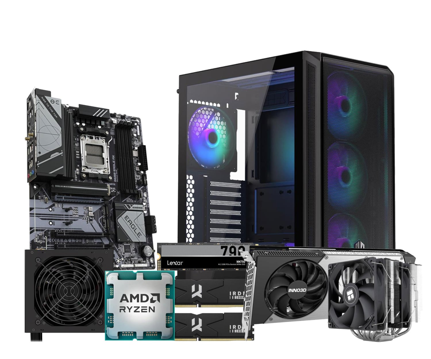 Polecany zestaw Ryzen 7 9800X3D/32GB/2TB/RTX 5070 12GB - szybka bezpieczna dostawa lub możliwość darmowego odbioru w 22 miastach