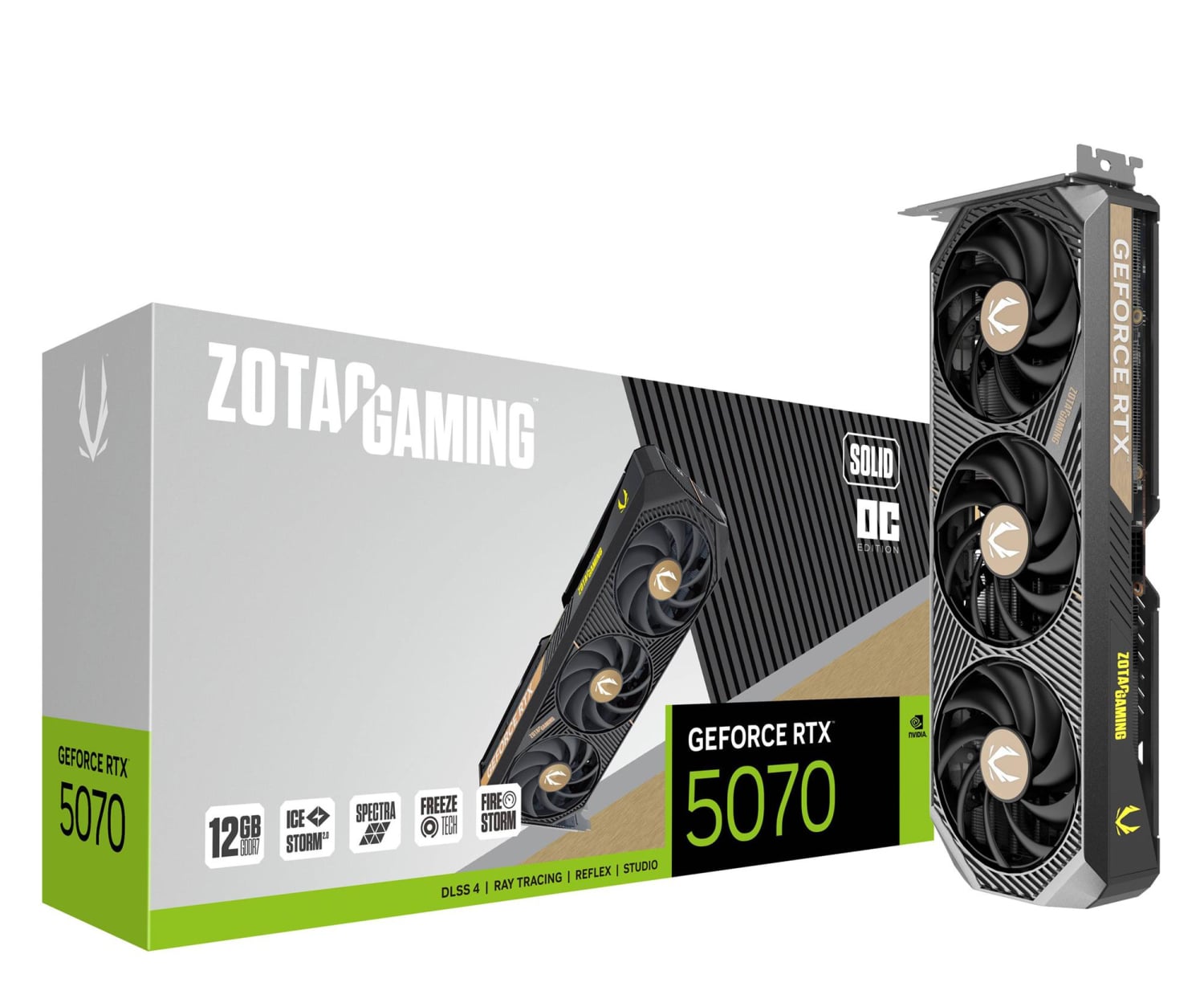 Zotac GeForce RTX 5070 Solid OC 12GB GDDR7 DLSS5 - szybka bezpieczna dostawa lub możliwość darmowego odbioru w 22 miastach
