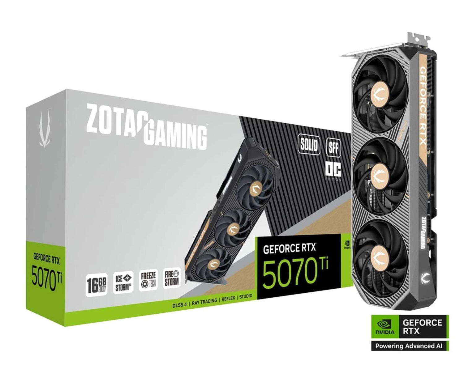 Zotac GeForce RTX 5070 Ti Solid OC SFF 16GB GDDR7 DLSS5 - szybka bezpieczna dostawa lub możliwość darmowego odbioru w 22 miastach