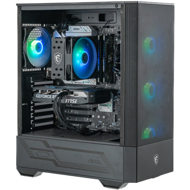 MAD DOG FORGE112-I10DR32 – Core i5-12400F / RTX 5060 Ti 8 GB / 32 GB / 1 TB SSD / Brak systemu