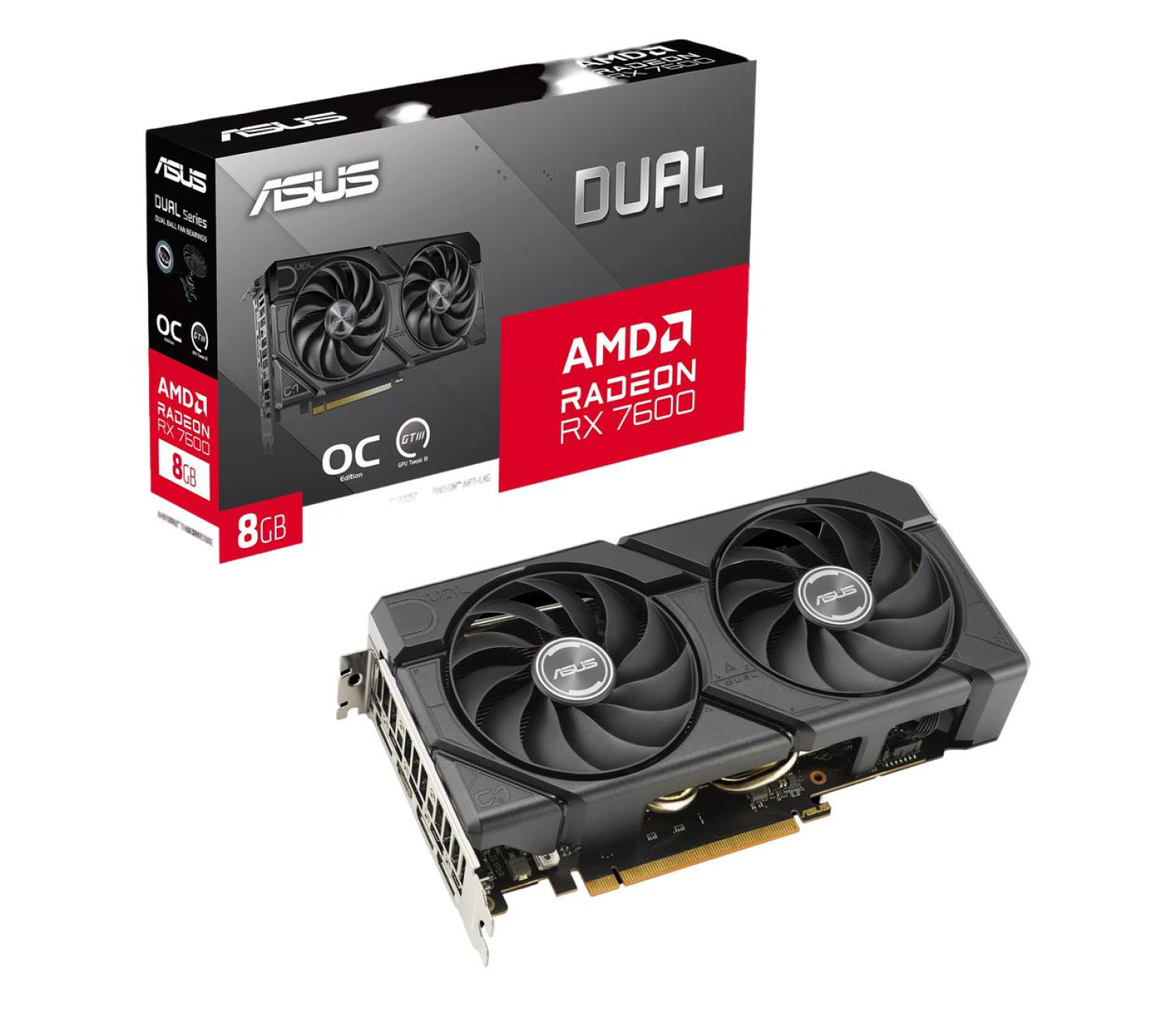 ASUS Radeon RX 7600 DUAL EVO OC 8GB GDDR6 - szybka bezpieczna dostawa lub możliwość darmowego odbioru w 22 miastach