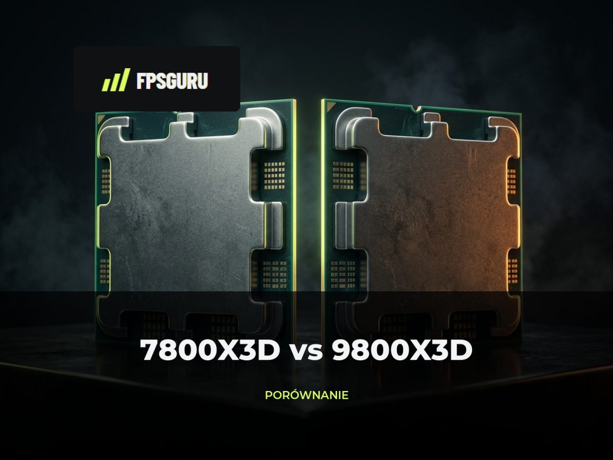 7800X3D vs 9800X3D – porównanie procesorów AMD Ryzen w grach i programach FPSGuru