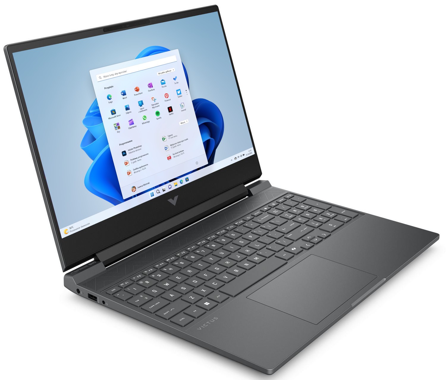 HP Victus 15-fb3042nw - Ryzen AI 5 340 | 15,6''-144Hz | 16GB | 1TB + 1TB | W11H | RTX5060 | Czarny