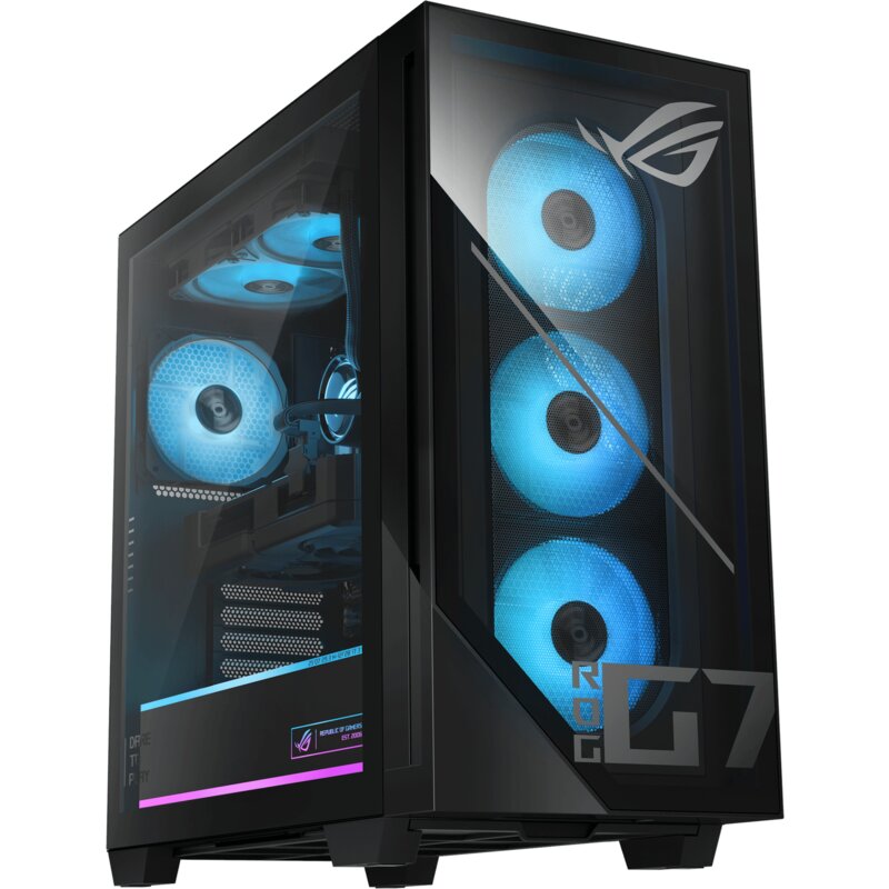 Komputer ASUS ROG G700 GM700TZ-R9800X417W R7-9800X3D 32GB RAM 1TB SSD GeForce RTX5070 DLSS 4.5 Wi-Fi Windows 11 Home