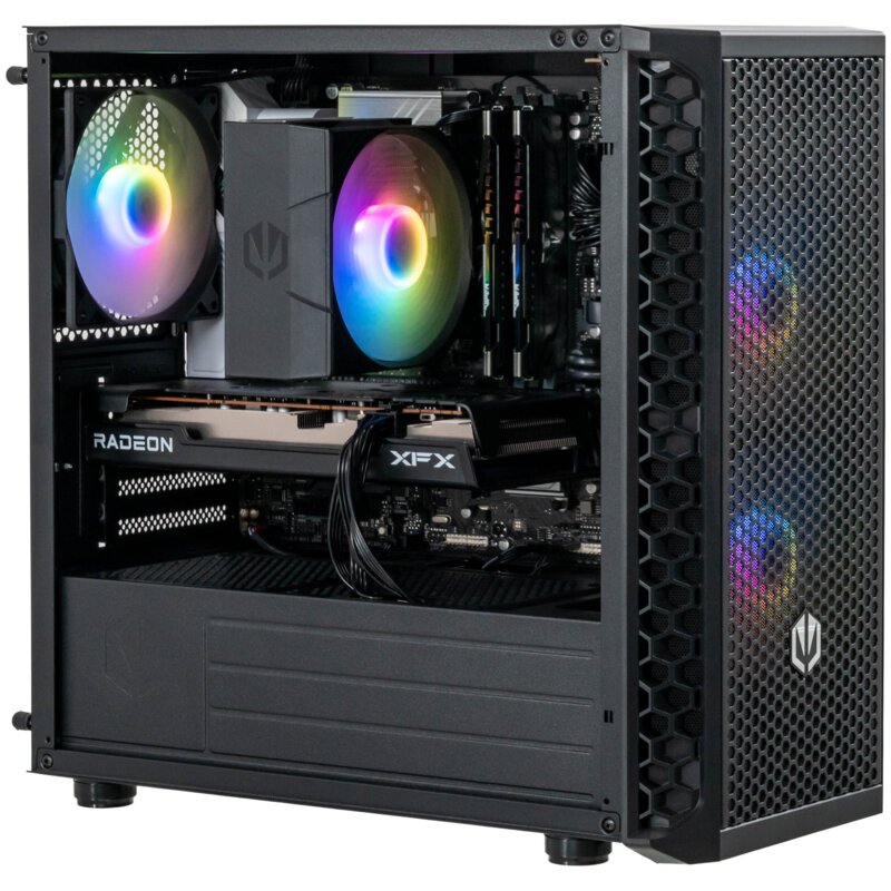 Komputer MAD DOG ENDORFY-M30ARGB-I01DR32 i5-12400F 32GB RAM 1TB SSD Radeon RX7600 Wi-Fi