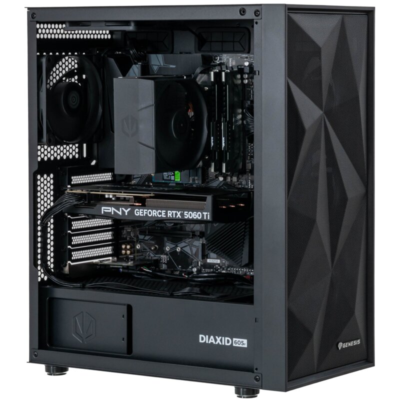 Komputer MAD DOG GENESIS-A07DB32 R5-5500 32GB RAM 1TB SSD GeForce RTX5060Ti DLSS 4.5 Wi-Fi
