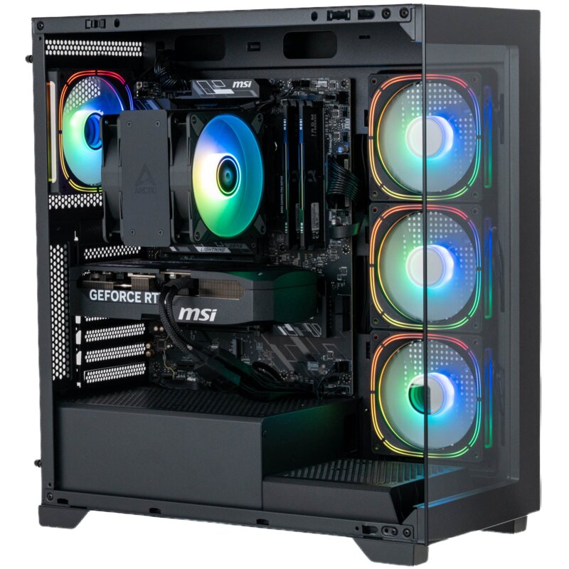 Komputer MAD DOG KOLINK-A01WR32WH R5-9500F 32GB RAM 1TB SSD GeForce RTX5070 DLSS 4.5 Wi-Fi Windows 11 Home
