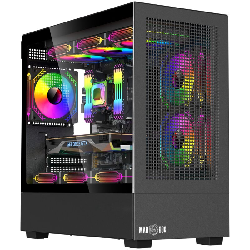 Komputer MAD DOG MD-I06WR32WH i5-14400F 32GB RAM 1TB SSD GeForce RTX5060 DLSS 4.5 Wi-Fi Windows 11 Home