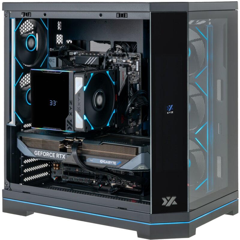 Komputer MAD DOG NEUTRON-PRO-A03DR32 R7-7800X3D 32GB RAM 1TB SSD GeForce RTX5070 DLSS 4.5 Wi-Fi