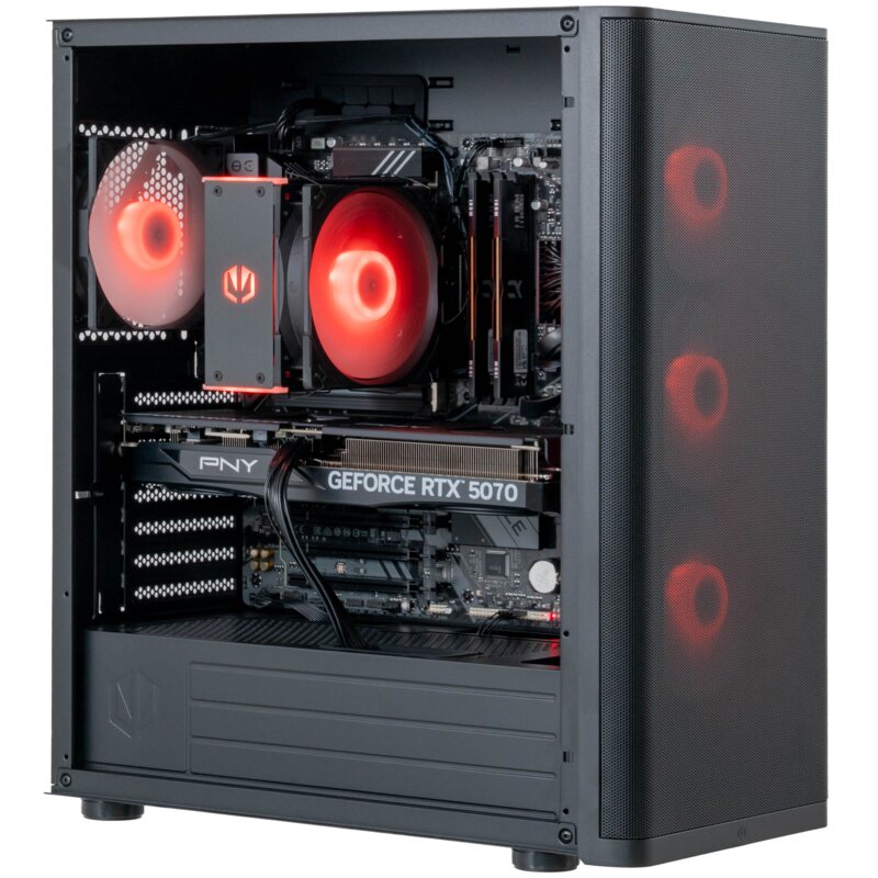 Komputer MAD DOG VENTUM400ARGB-A02DR32 R5-7500F 32GB RAM 1TB SSD GeForce RTX5070 DLSS 4.5 Wi-Fi