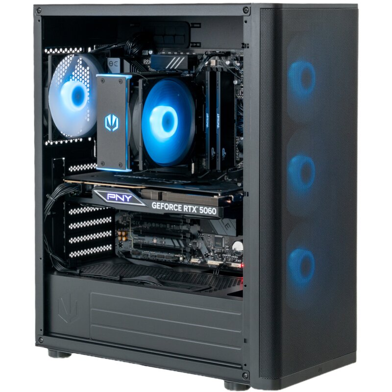 Komputer MAD DOG VENTUM400ARGB-A04DR24 R5-7600X 24GB RAM 1TB SSD GeForce RTX5060 DLSS 4.5 Wi-Fi