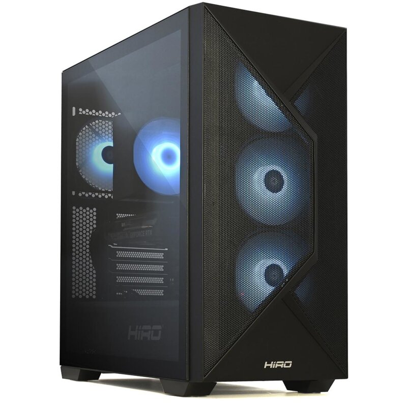 Komputer NTT HIRO Hellcat ZKG-I5RTX5050-TE01 i5-14400F 16GB RAM 1TB SSD GeForce RTX5050 Wi-Fi Windows 11 Home