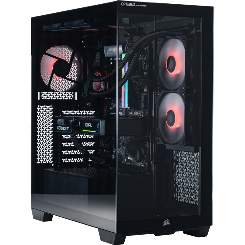 Komputer OPTIMUS E-Sport GB550T-CM1 R7-5800X 16GB RAM 1TB SSD GeForce RTX5060Ti DLSS 4.5 Windows 11 Home