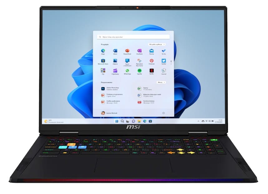 MSI Raider A18 HX A9WJG-299PL AMD Ryzen 9955HX3D | 18'' | 64GB | 2TB + 2TB | W11H | RTX 5090