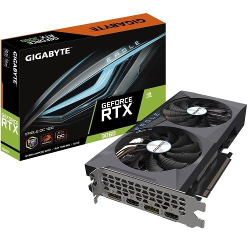 Gigabyte GeForce RTX 3060 EAGLE OC 12G (rev. 2.0) 12GB GDDR6 192bit – [Produkt archiwalny]