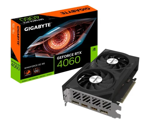 Gigabyte GeForce RTX 4060 Windforce OC 8GB GDDR6