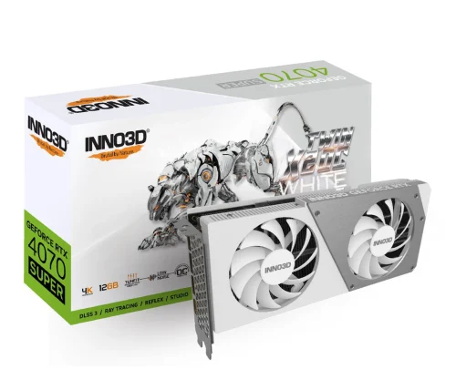 Inno3D GeForce RTX 4070 Super Twin X2 OC White 12GB GDDR6X