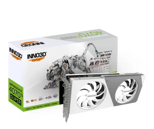 Inno3D GeForce RTX 4070 Ti Super Twin X2 OC White 16GB GDDR6X