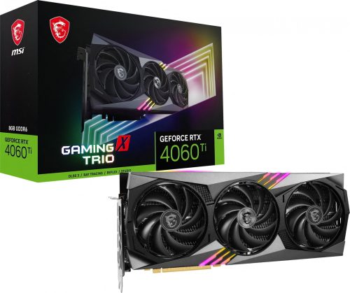 MSI GeForce RTX 4060 Ti Gaming X Trio 8G GDDR6