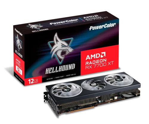 PowerColor Radeon RX 7700 XT Hellhound 12GB GDDR6