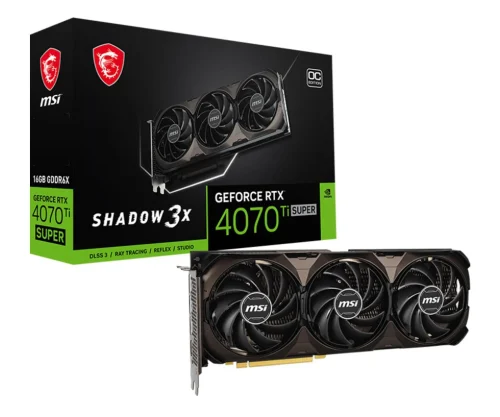 MSI GeForce RTX 4070 Ti SUPER SHADOW 3X OC 16GB GDDR6X