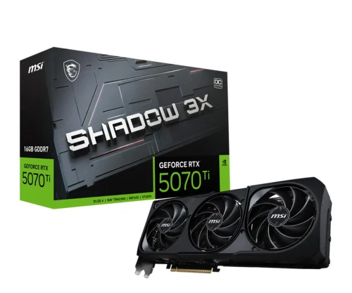 MSI GeForce RTX 5070 Ti Shadow 3X OC 16GB GDDR7 DLSS4