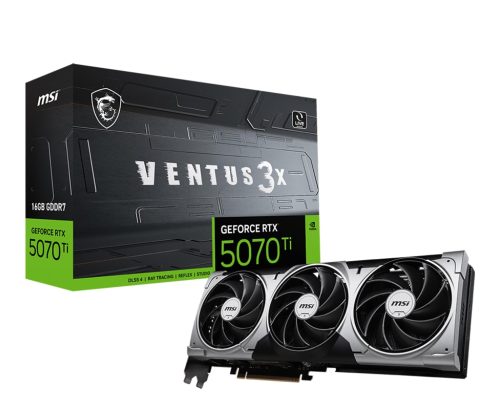 MSI GeForce RTX 5070 Ti Ventus 3X 16GB GDDR7 DLSS4