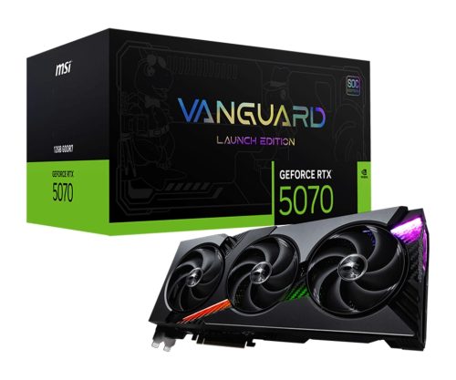 MSI GeForce RTX 5070 Vanguard SOC Launch Edition 12GB GDDR7 DLSS