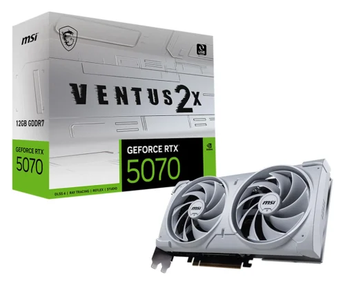 MSI GeForce RTX 5070 Ventus 2X White 12GB GDDR7 DLSS4