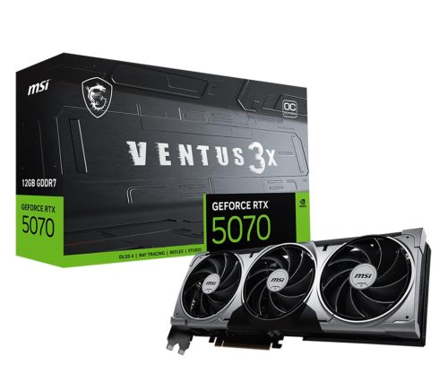 MSI GeForce RTX 5070 Ventus 3X OC 12GB GDDR7 DLSS4