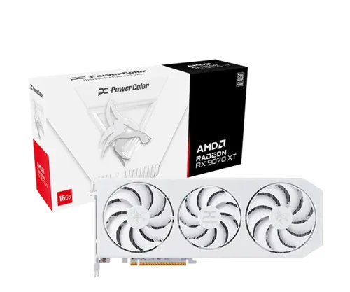 PowerColor Radeon RX 9070 XT Hellhound White 16GB GDDR6