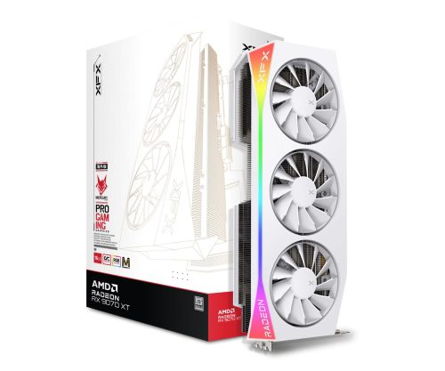 XFX Radeon RX 9070 XT QuickSilver Magnetic Air OC RGB White 16GB