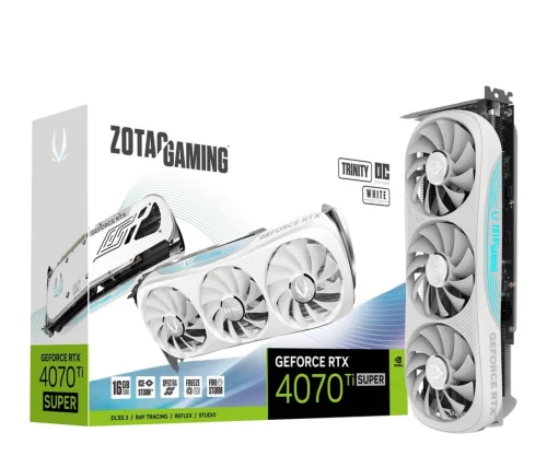 Zotac GeForce RTX 4070 Ti SUPER Trinity OC White Edition 16GB GDDR