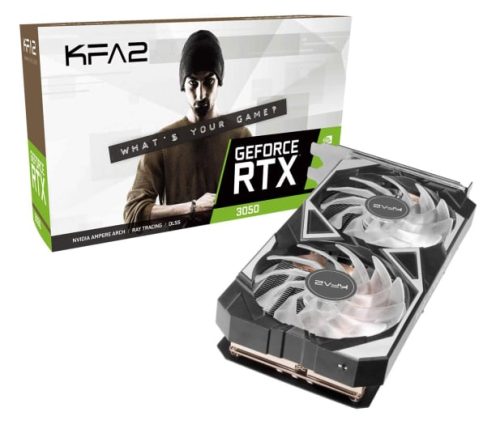 KFA2 GeForce RTX 3050 EX 1-Click OC 8GB GDDR6