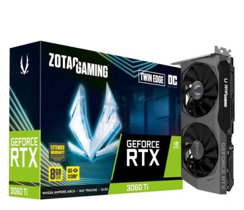 Zotac GeForce RTX 3060 Ti Gaming Twin Edge OC LHR 8GB GDDR6 – [Produkt archiwalny]